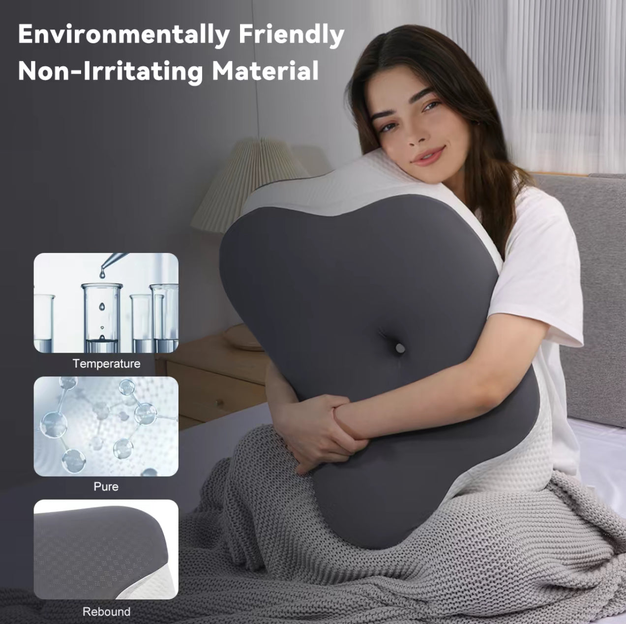 The Ultimate Sleep Pillow | Cooling Ergonomic Memory Foam