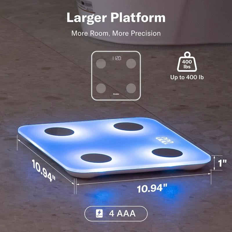 The Smart Scale | 7-Color Glowing Bluetooth Connection