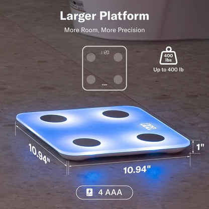The Smart Scale | 7-Color Glowing Bluetooth Connection