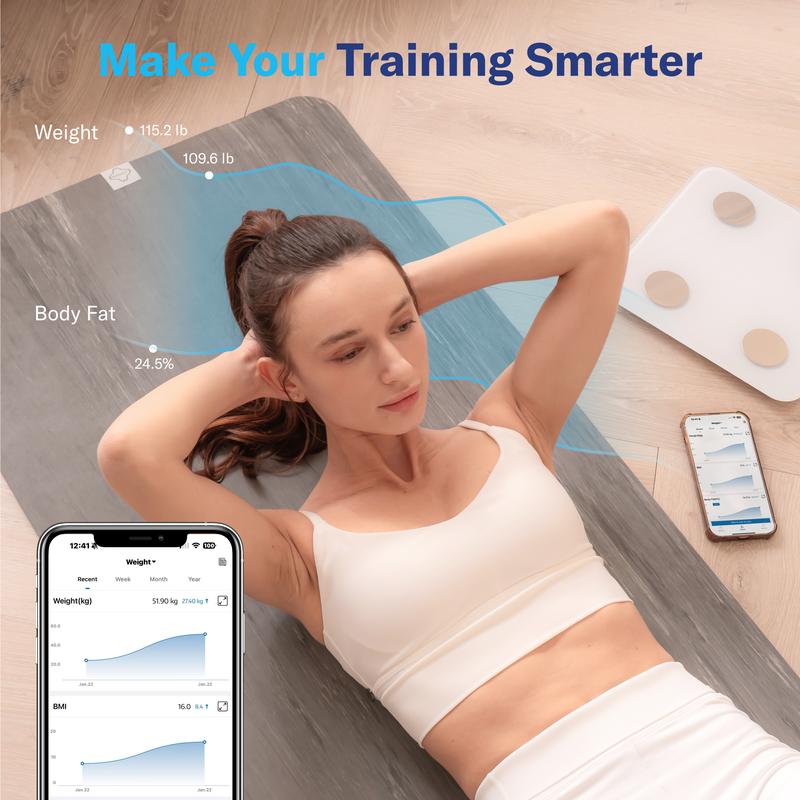 The Smart Scale | 7-Color Glowing Bluetooth Connection