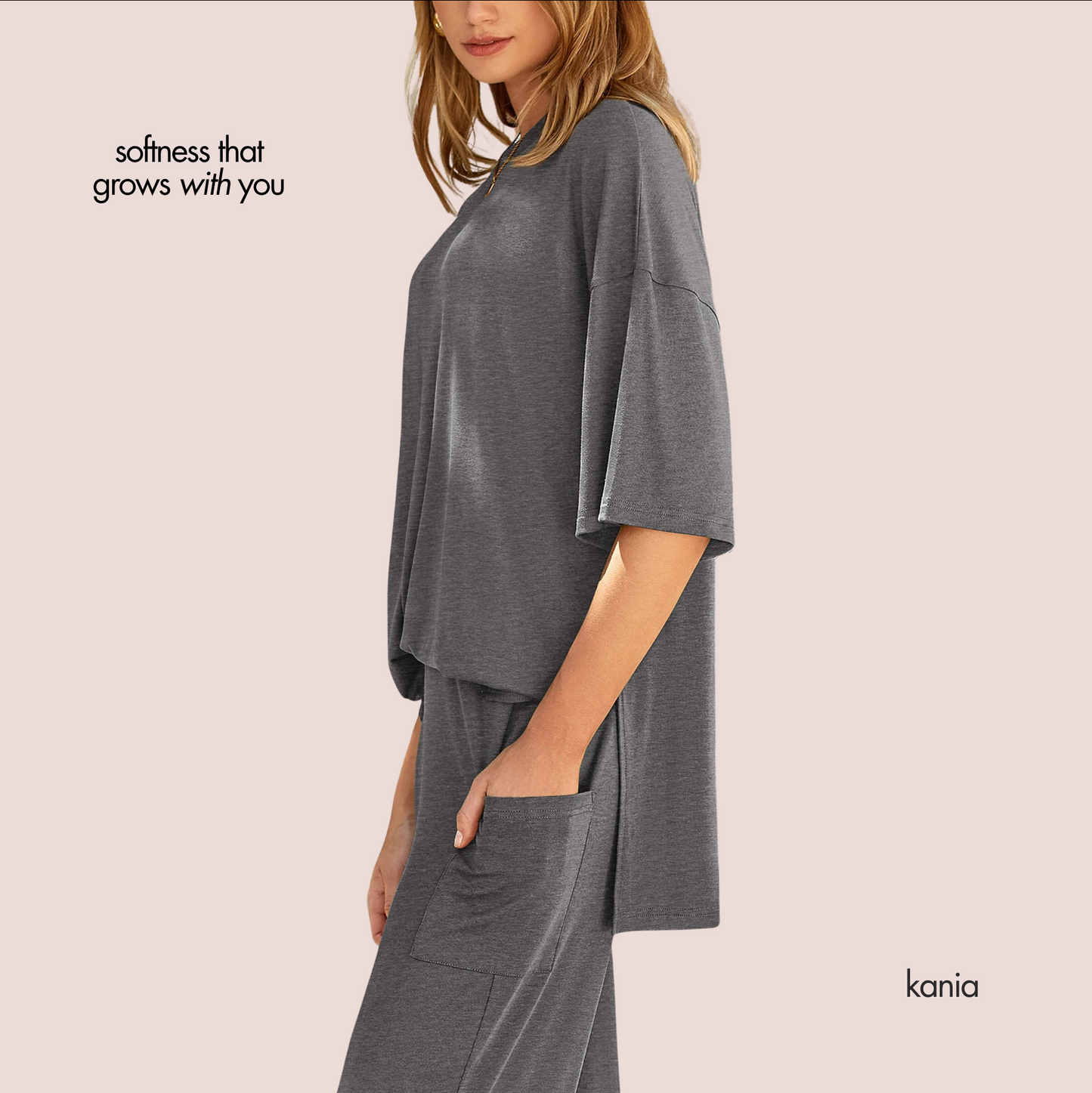 The Soft Set | Two Piece Pregnancy Comfort Tee & Flares