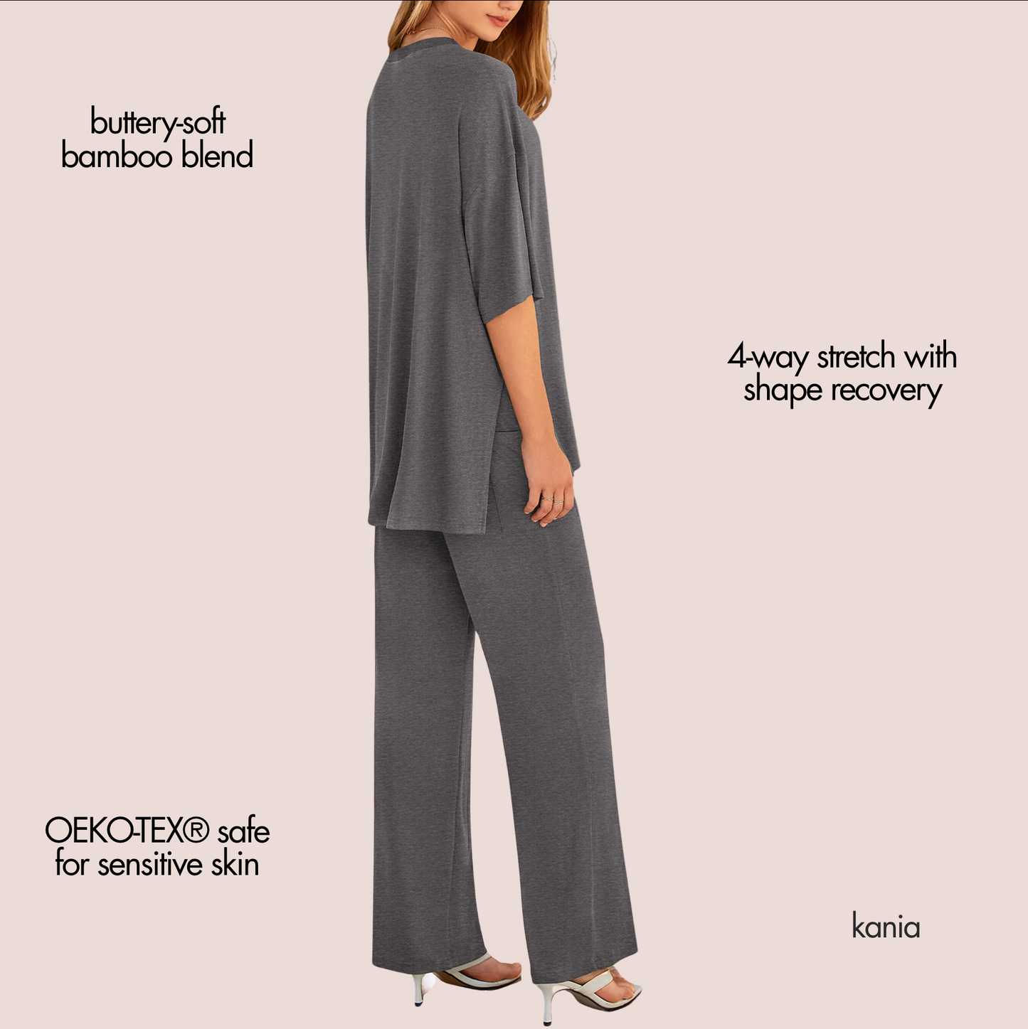 The Soft Set | Two Piece Pregnancy Comfort Tee & Flares