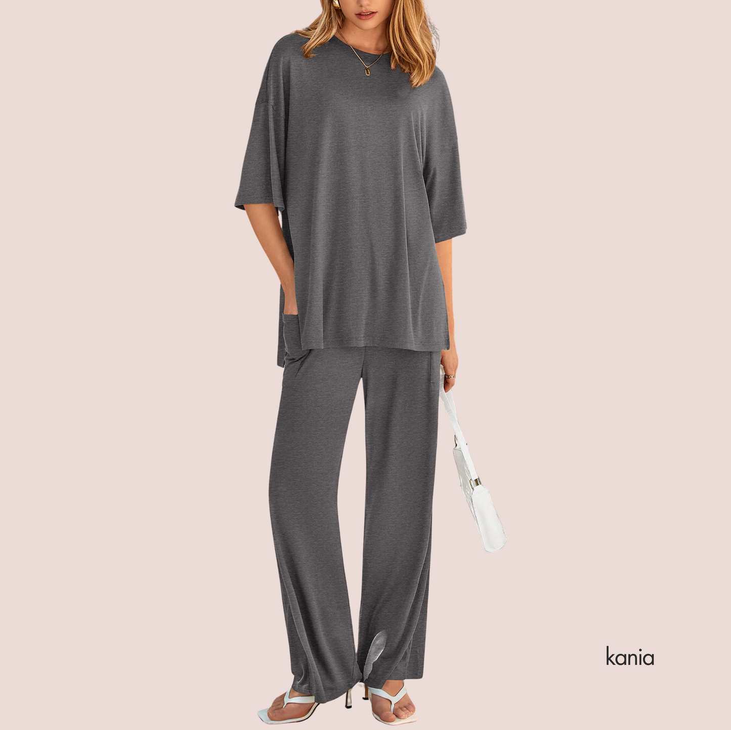 The Soft Set | Two Piece Pregnancy Comfort Tee & Flares