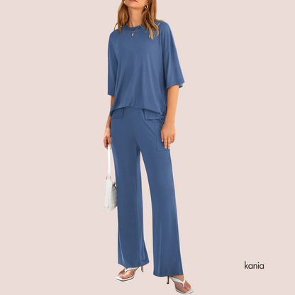 The Soft Set | Two Piece Pregnancy Comfort Tee & Flares