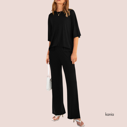 The Soft Set | Two Piece Pregnancy Comfort Tee & Flares