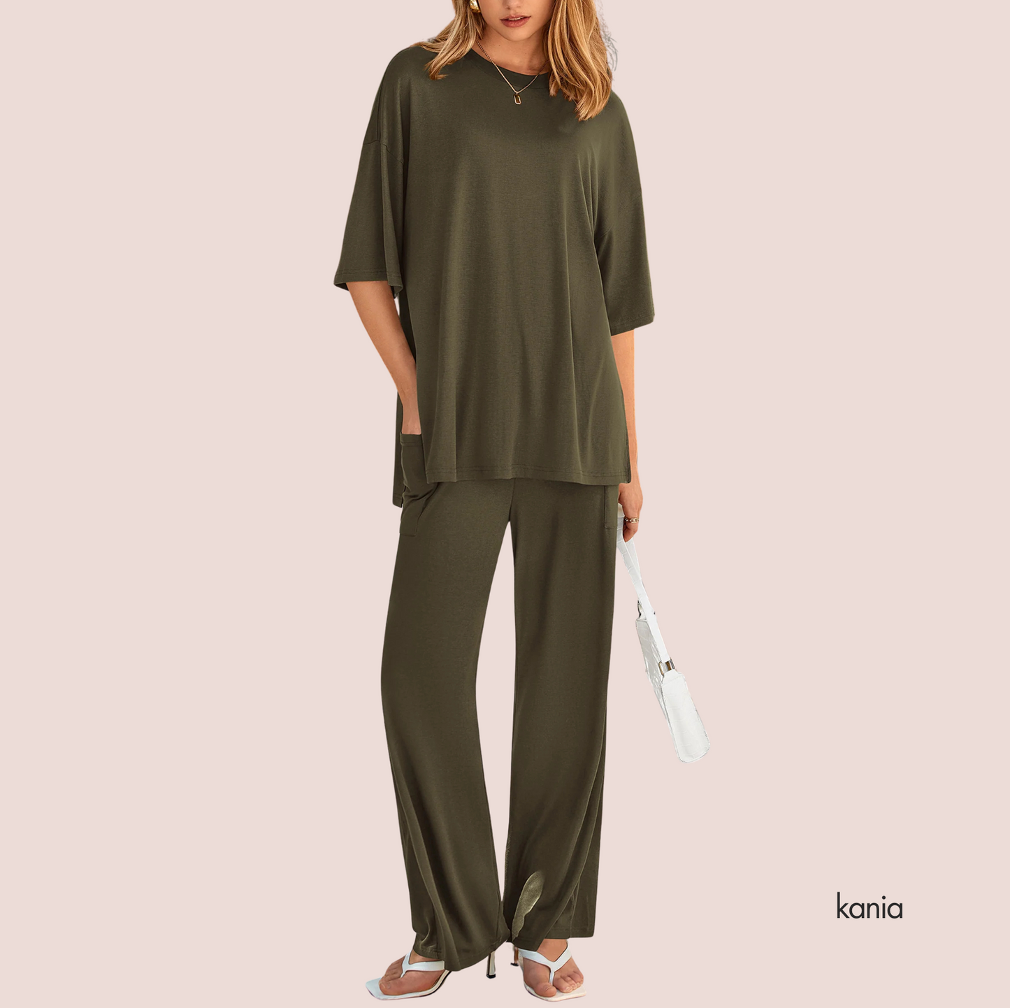 The Soft Set | Two Piece Pregnancy Comfort Tee & Flares