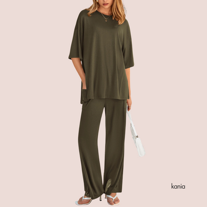 The Soft Set | Two Piece Pregnancy Comfort Tee & Flares